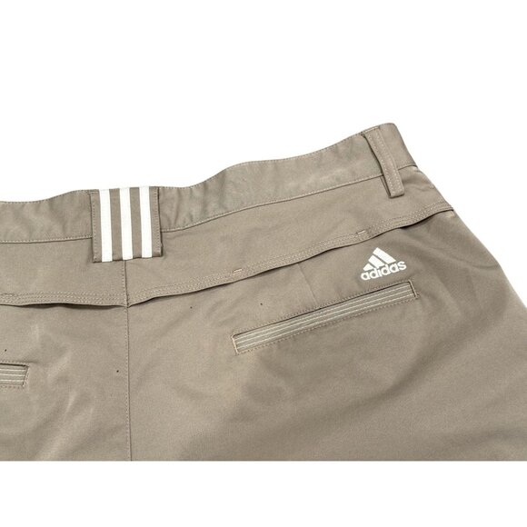 Adidas Clima Cool Mens Khaki Grey Lightweight Shorts 34 Waist - Picture 4 of 4